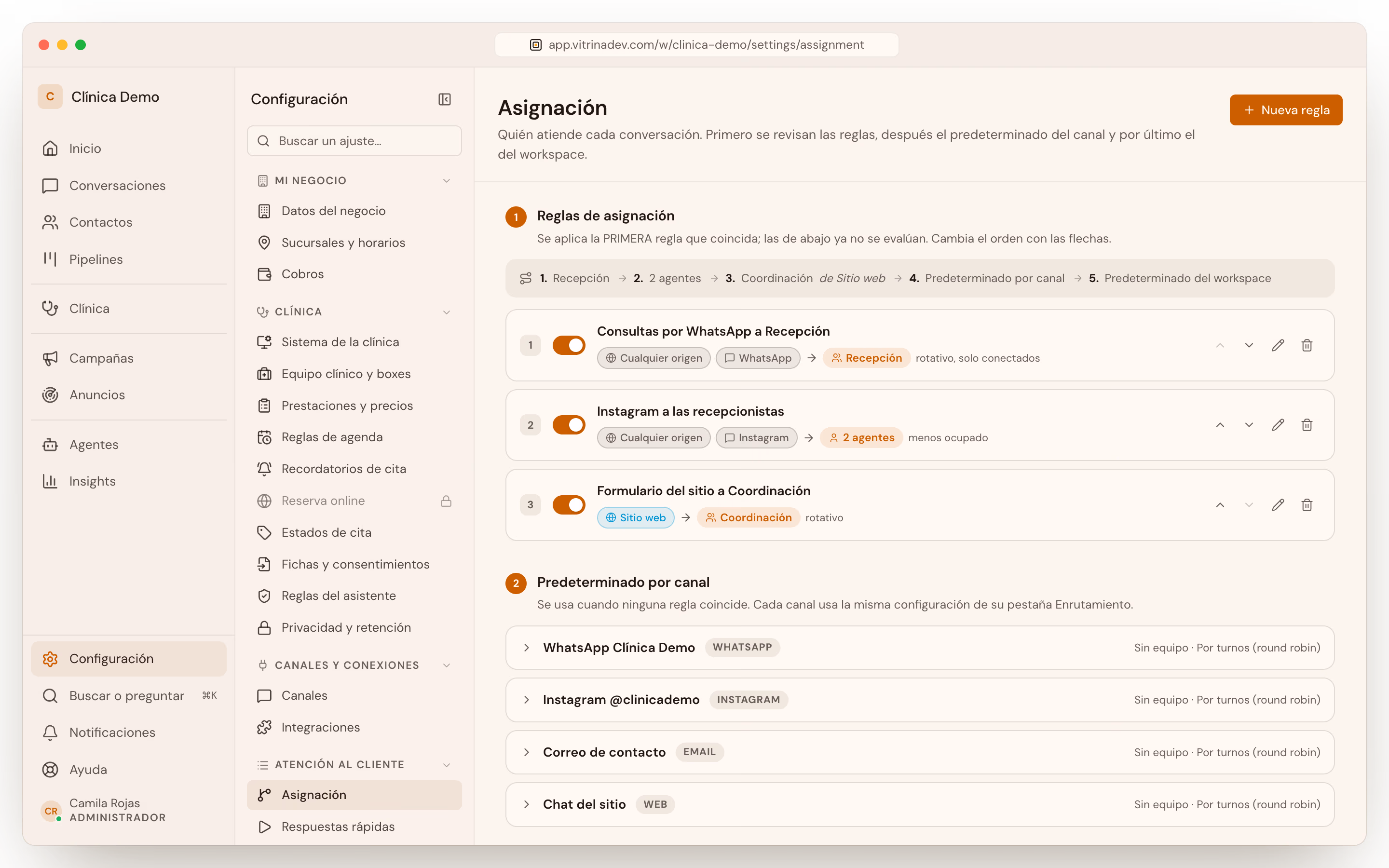 Las pantallas de Macros, Asignación, Triggers y SLAs bajo IA y Automatización